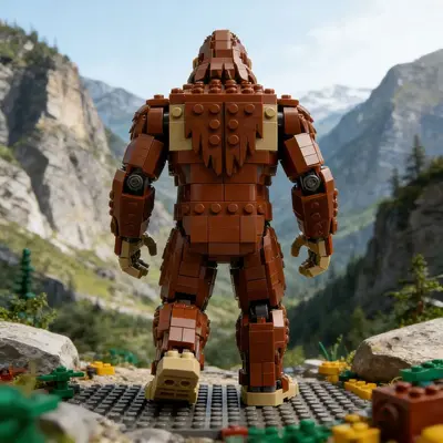King Kong Gorilla Building Block Model, Compatible Bricks - 4