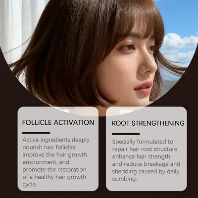 HOEGOA Hair Care Essential Oil, Gentle Moisturizing and Smoothing
