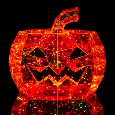Halloween-LED-Kürbislampe als Dekoration - 8