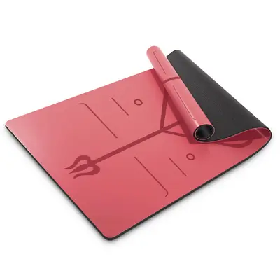 PU and Rubber Yoga Mat Wide Thick Non-Slip - 7