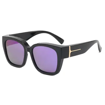 Polarisierte Myopie-Sonnenbrille mit breitem Rahmen für Herren, personalisierte Mode-Sonnenbrille, Anti-UV, Outdoor-Fahrt, Grenzüberschreitender neuer Stil - 9