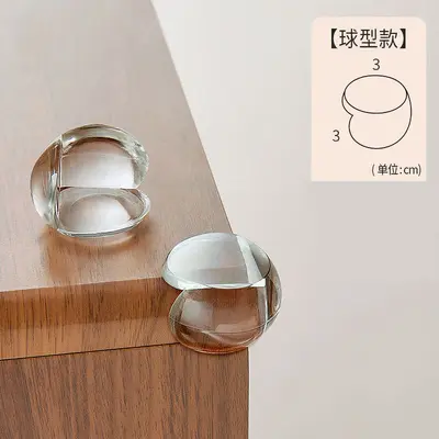 Transparent Silicone Corner Protector Strip, Self-Adhesive, Anti-Collision for Children - 11