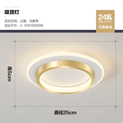 Minimalist Scandinavian LED Corridor Ceiling Lamp - 12