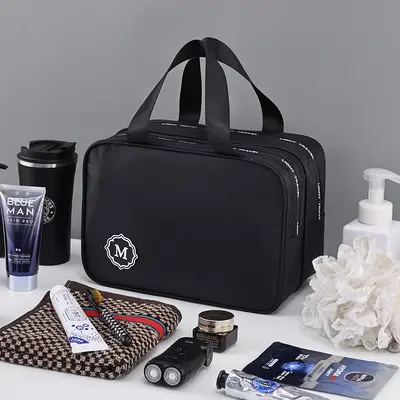 Men's Toiletry Bag, Double-Layer Dry-Wet Separation, Waterproof - 5