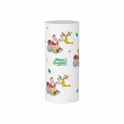 Grenzüberschreitender Export Weihnachtsmuster-Serie Küchenpapier Öl- und Wassersaugfähiges Papier Kreatives bedrucktes Weihnachts-Küchenpapier - 11