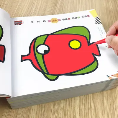 Children's coloring and drawing book set - 3
