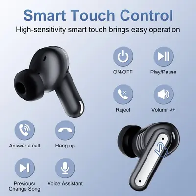 SP99 Bluetooth kulaklık, gürültü azaltmalı, uzun pil ömürlü, kulak içi