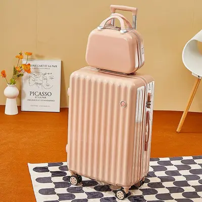 Korean Style Combination Lock Suitcase, 360° Wheels, Large Capacity - 12