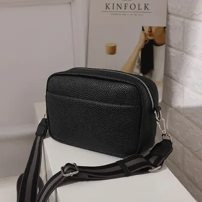 Solid Color PU Small Square Women's Crossbody Bag, Everyday Shoulder Style - 8