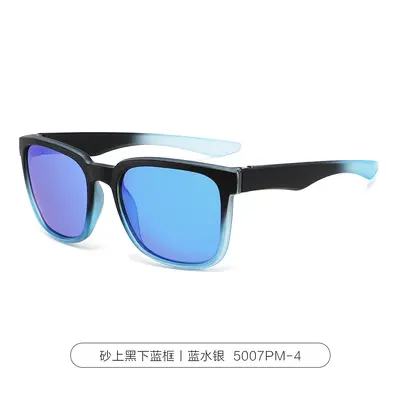 Men's Classic Square Frame Polarized Sunglasses with Sun Protection - 11