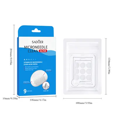 Teebaumöl-Mikronadel-Pickelpflaster, 9 Pflaster pro Blatt - 5