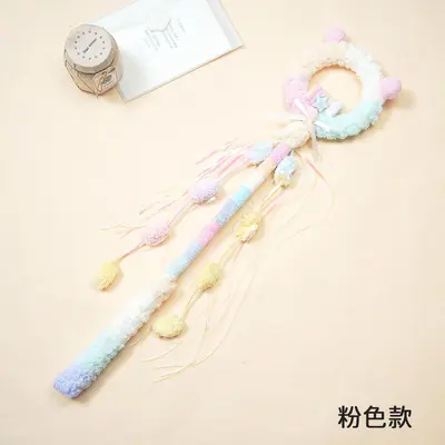 Dopamine Cat Teaser Wand with Cute Fairy Design and Squeaking Sound - 9
