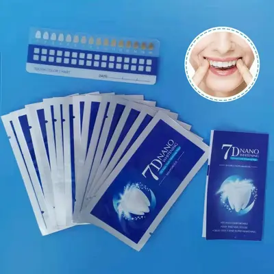 Enzyme Teeth Whitening Strips, Stain Removal, Fresh Breath - 3