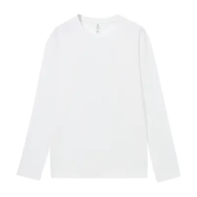 230g Herbst Sincan Strickpamollbaumtrikot schweres Rundhalsbaumwoll-T-Shirt in einfarbig mit langen Ärmeln lockere Passform Herren-Basisshirt Großhandel direkt vom Hersteller - 7