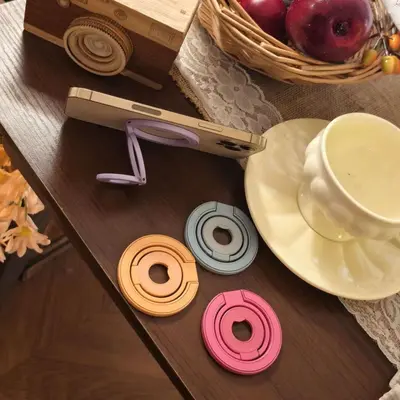 MagSafe manyetik telefon tutuşu, 3 katlı, 360° dönerli