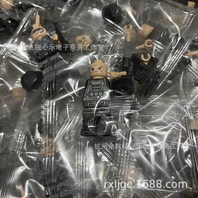 Small Particle Building Blocks, Military Minifigure Set, Educational Toy - 5