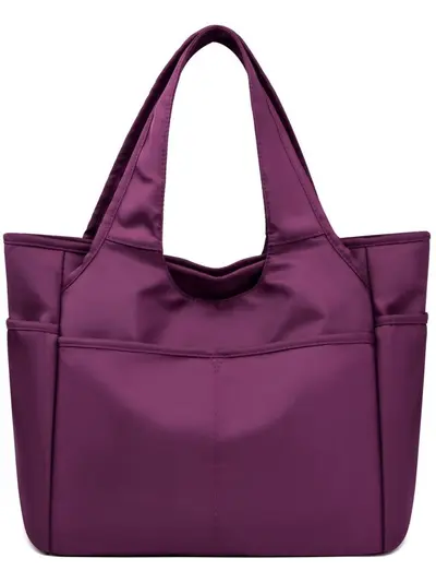 Nylon Tote Bag for Women, Large Capacity, Commuter Style - 6