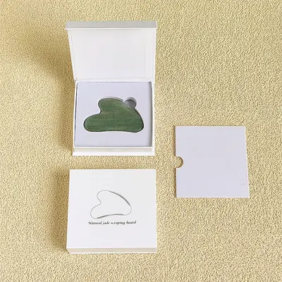 Factory direct supply scraping board gift box jade scraping roller massage tool magnetic suction book-shaped box ready for sale - 7
