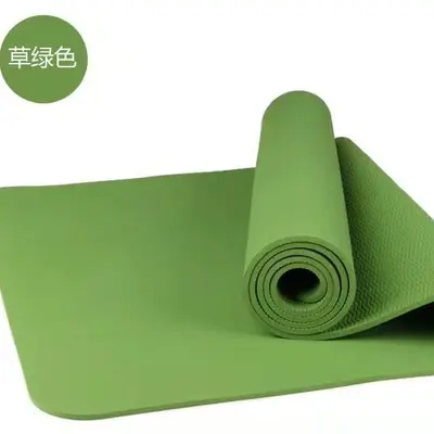 TPE Yoga Matı 0,6 cm x 61 x 183 cm, Taşınabilir, Dans ve Fitness İçin - 5