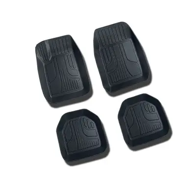 Universelle 3D-Autofussmatten-Set aus TPE PVC, schalenförmig, 4-teilig