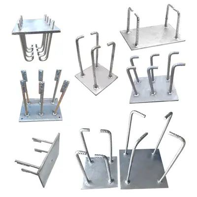 Galvanized pre-embedded steel plate for building curtain wall