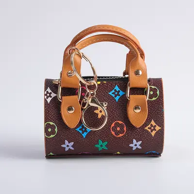 Mini Küçük Çanta Çapraz Askılı Alet Çanta Bilek Yastık Çanta Kulaklık Çanta Belge Çanta Şirin Para Çanta Keychain Çeşitli Amaçlı - 8