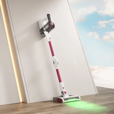 Cordless Foldable Vacuum and Mop, 24V High Suction - 10