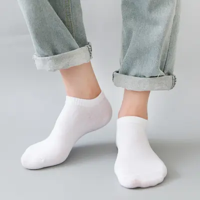 Unisex Thin Invisible Short Socks, Four Seasons, Disposable