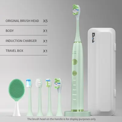 V8Pro sonic electric toothbrush with soft bristles and long battery life - 9