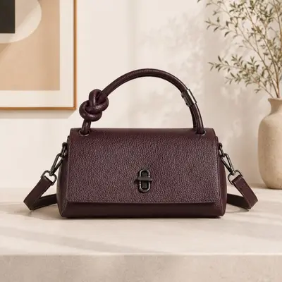 Women's Simple Small Square Shoulder Crossbody Bag, Casual - 8