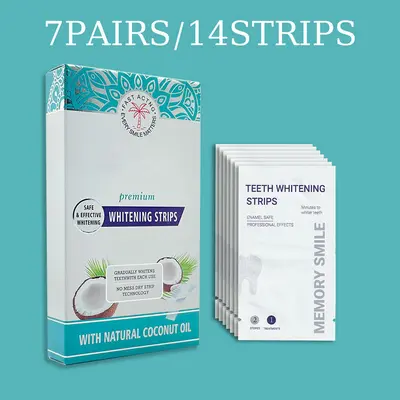 Coconut Flavor 3D Teeth Whitening Strips - 3