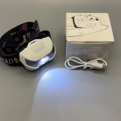 Mini Rechargeable Sensor Fishing Headlamp, Long Battery Life, Waterproof - 10