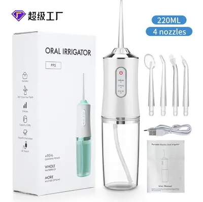 Taşınabilir oral irrigatör, sökülü tasarım, elektrikli tartar temizleyici - 10