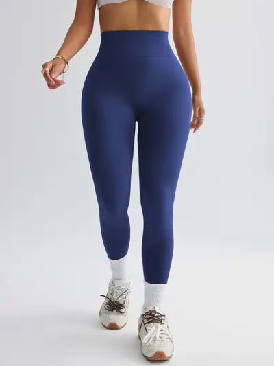 Seamless Long Yoga Leggings, High Stretch, Butt-Lifting, for Women - 2