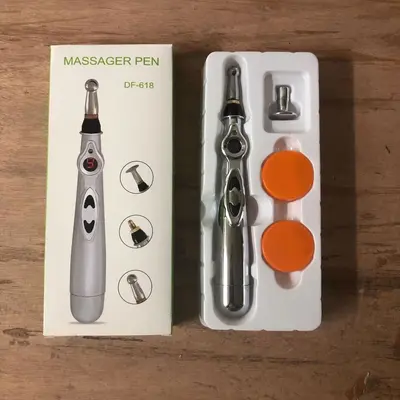 Elektronik akupunktur kalemi, akupunktur noktası kalemi, akupunktur noktası kalemi, enerji meridyen kalemi, masaj kalemi, akupunktur iğnesi, fizyoterapi, otomatik akupunktur noktası dokunma - 11