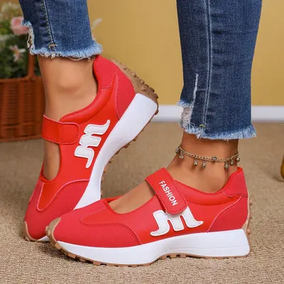 Women's Plus Size Chunky Dad Sneakers, Thick Sole - 8
