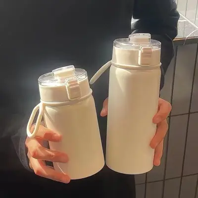 Portable Kids Thermos Cup 304 Stainless Steel Gradient Student Cup - 11