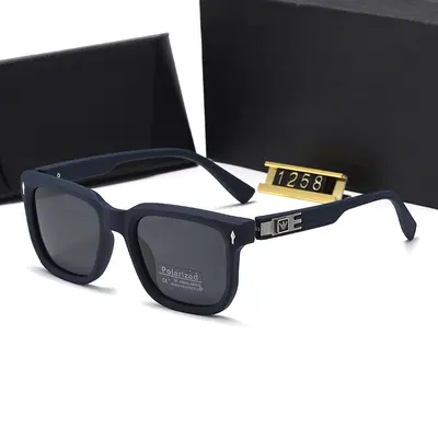 Sonnenbrillen Neukollektion Metallrahmen polarisiert Herrenmodell Outdoor-Sonnenbrille minimalistisch Luxus-Rahmen hochwertig Blendschutz-Sonnenbrille - 9