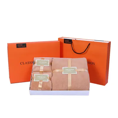 Coral Fleece Towel Set, 3-Piece, Extra Thick