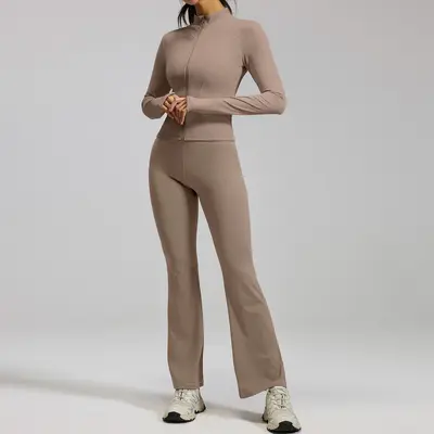 Women's Yoga Set, Nude-Feel and Slimming Fit - 6