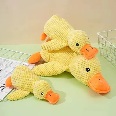 Evcil Hayvan Sesli Peluş Oyuncak, Tavuk Budu Çiğneme Oyuncağı - 8
