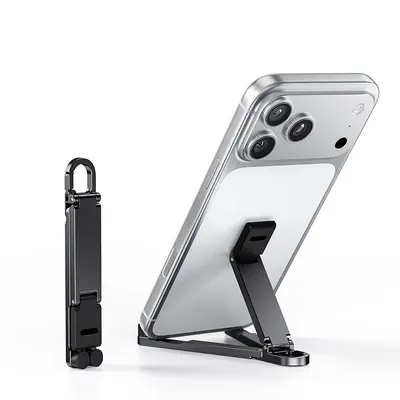 Sınır Ötesi Bestseller Alaşım Telefon Standı Taşınabilir Katlanabilir Tembel Standı Anahtarlık Masaüstü Telefon Destek Standı