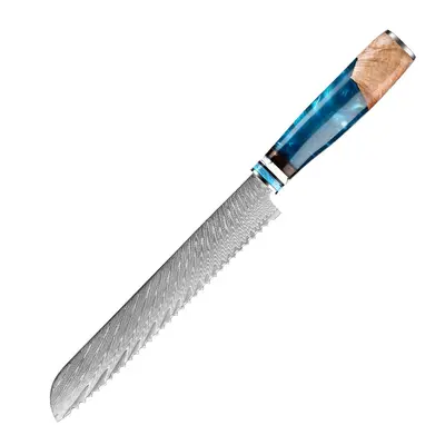 Chef knife set VG10 steel Damascus pattern - 12