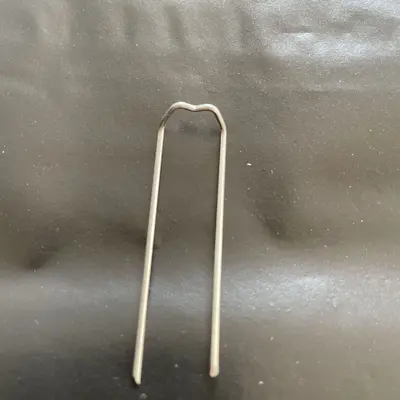 Galvanized Flower Fixing Pins, M-Type, for Wreath Making, Small Box