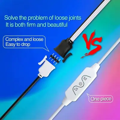 5050 Chasing LED Strip Light Set with Bluetooth and 2.4G Remote