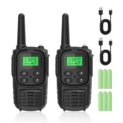 Long-Range Low-Power Handheld Wireless FRS Children's Walkie-Talkie Intercom