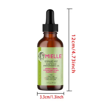 MIELLE Rosmarin-Haaröl-Set mit Pfefferminz, pflegend - 6