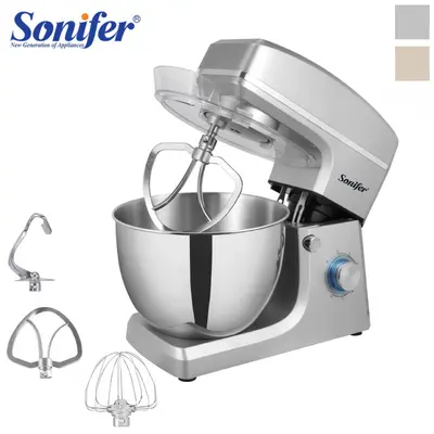Sonifer 家用不锈钢8L和面机厨师机揉面机