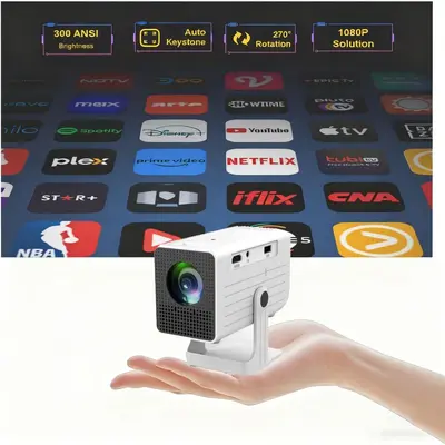 Neuer Bestseller-Projektor N6 2026 für den Außenhandel und grenzüberschreitenden Verkehr - tragbarer Mini-Heimprojektor mit 4K Ultra HD