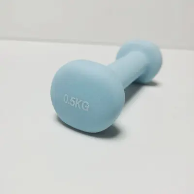 Plastic-Coated Solid Cast Iron Dumbbell, Pure Iron, Home Fitness for Women and Teens - 8